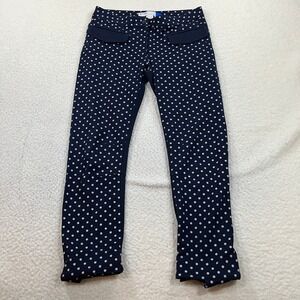 Adidas Pants Womens Small Navy Soccer Ball Print Originals  Slim Fit Sporty